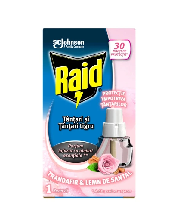 RAID REZERVA LICHIDA TANTARI 21ML TRANDAFIR LEMN DE SANTAL 